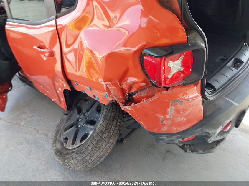 VIN ZACCJBCBXJPH44557 2018 JEEP RENEGADE TRAILHAWK 4X4