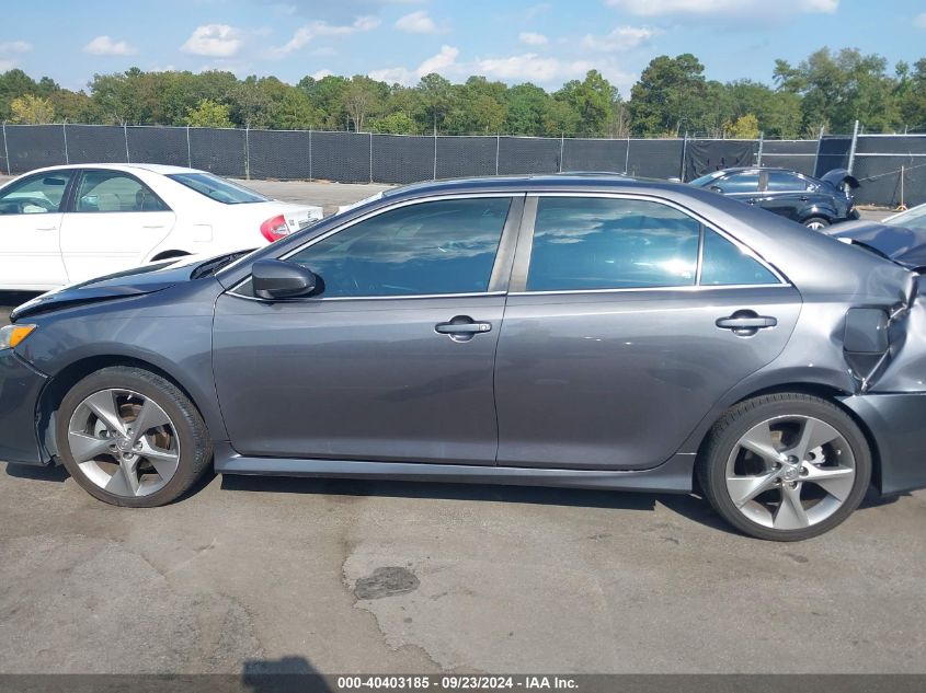 2014 Toyota Camry Se V6 VIN: 4T1BK1FK0EU027759 Lot: 40403185