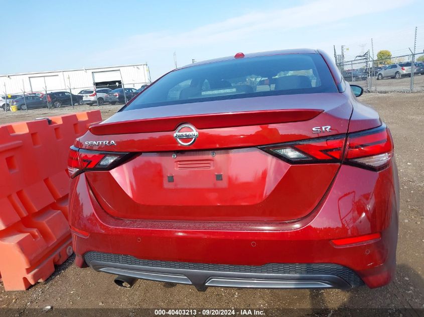 2020 Nissan Sentra Sr Xtronic Cvt VIN: 3N1AB8DV8LY261988 Lot: 40403213