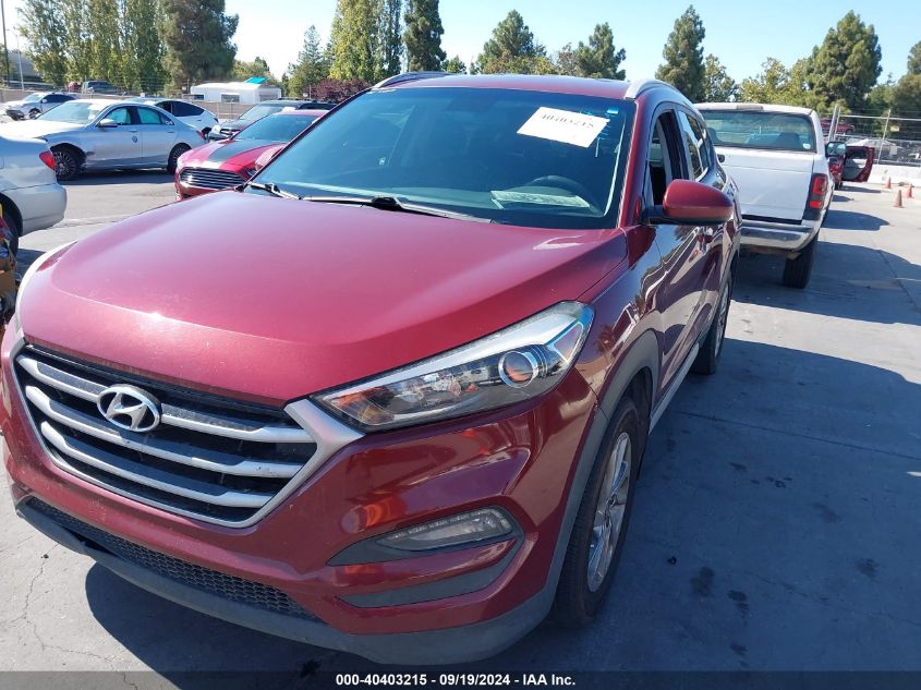 KM8J33A45JU767511 2018 Hyundai Tucson Sel