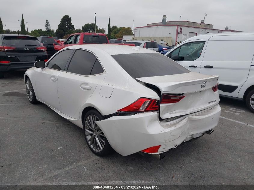 2016 Lexus Is 200T VIN: JTHBA1D20G5015469 Lot: 40403234