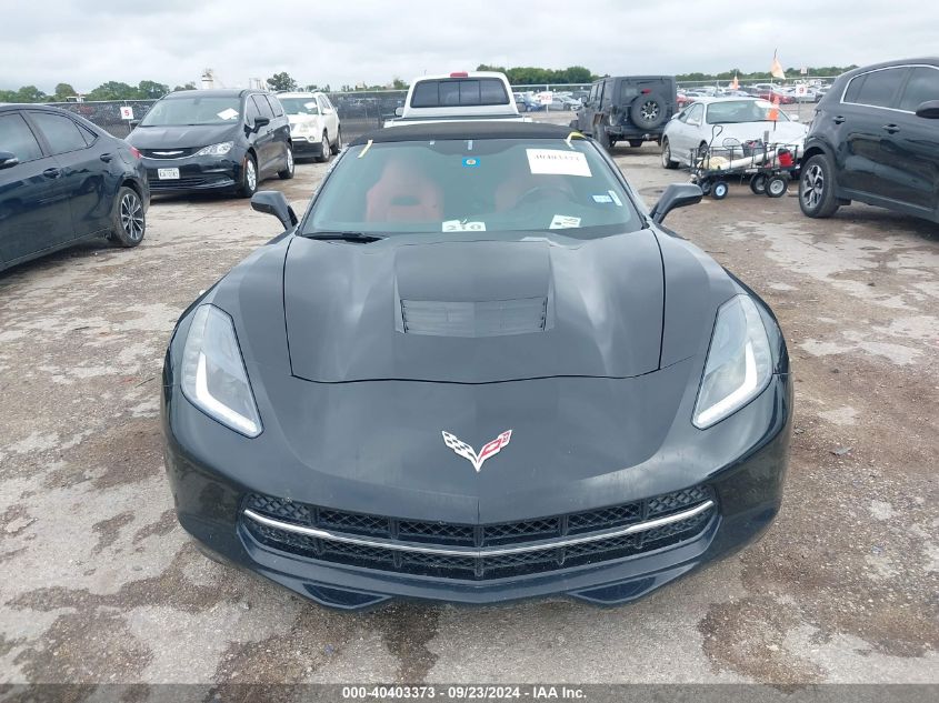 2014 Chevrolet Corvette Stingray VIN: 1G1YB3D73E5134123 Lot: 40403373