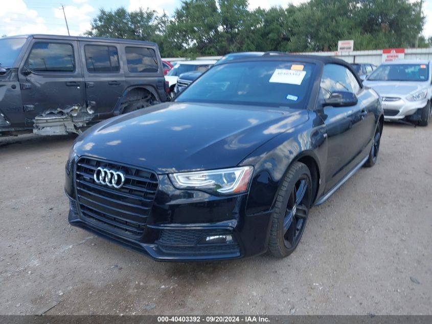 2016 Audi A5 2.0T Premium VIN: WAUD2AFH2GN002504 Lot: 40403392