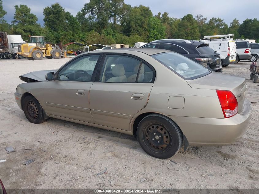 2005 Hyundai Elantra Gls/Gt VIN: KMHDN46D15U954210 Lot: 40403420