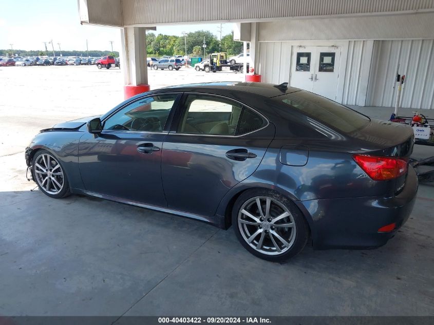 2008 Lexus Is 250 VIN: JTHBK262082070510 Lot: 40403422