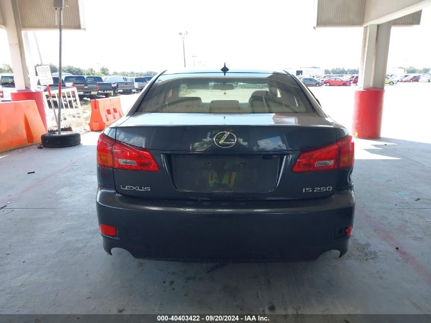 2008 Lexus Is 250 VIN: JTHBK262082070510 Lot: 40403422