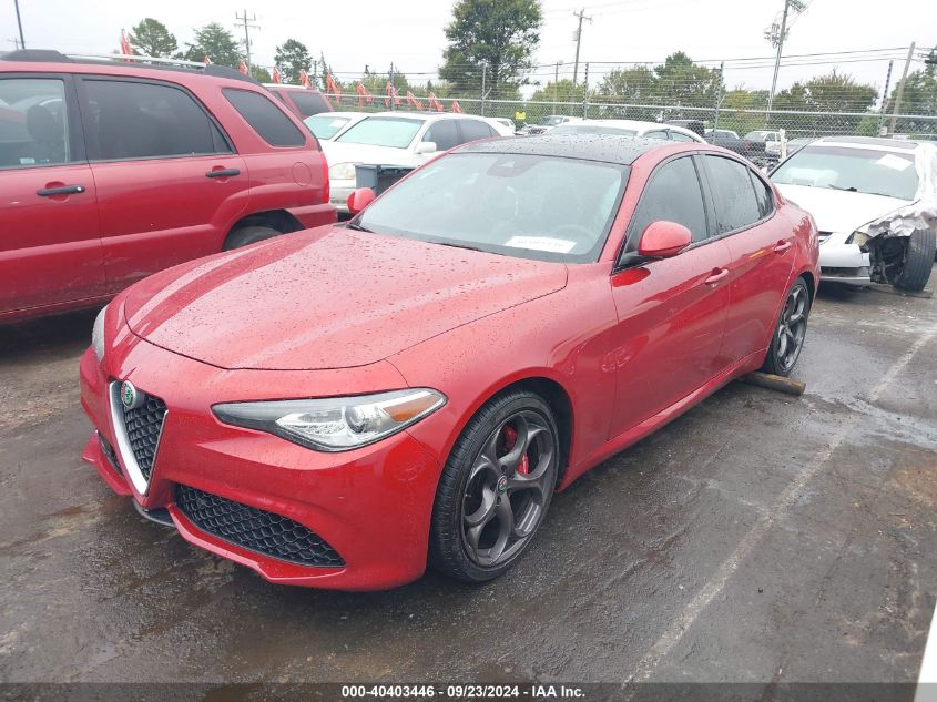 VIN ZARFAECN0H7545345 2017 Alfa Romeo Giulia, Ti Rwd no.2