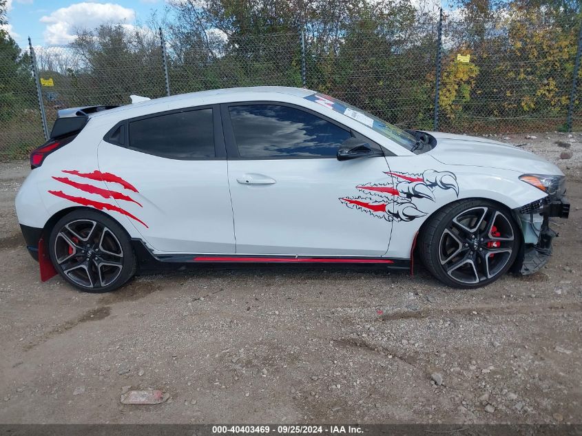 2020 Hyundai Veloster N VIN: KMHT36AH4LU005710 Lot: 40403469