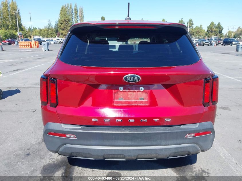 2021 Kia Sorento Lx VIN: 5XYRG4LC0MG065026 Lot: 40403480