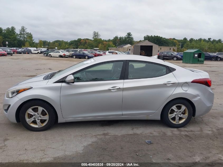 2014 Hyundai Elantra Se VIN: KMHDH4AE1EU087012 Lot: 40403535