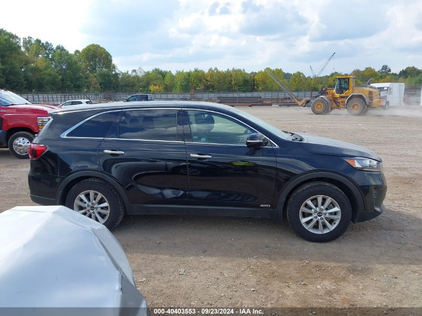 2019 Kia Sorento 3.3L Lx VIN: 5XYPGDA57KG498755 Lot: 40403553