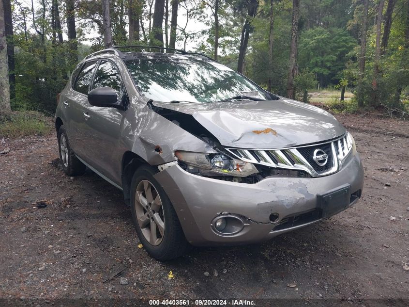 2009 Nissan Murano Sl VIN: JN8AZ18U49W103749 Lot: 40403561