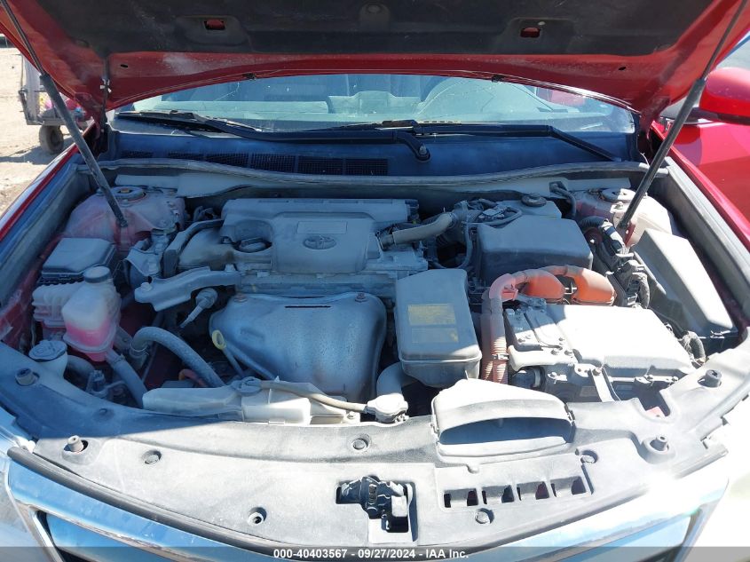 4T1BD1FK8EU106395 2014 Toyota Camry Hybrid Xle