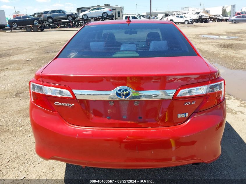 4T1BD1FK8EU106395 2014 Toyota Camry Hybrid Xle