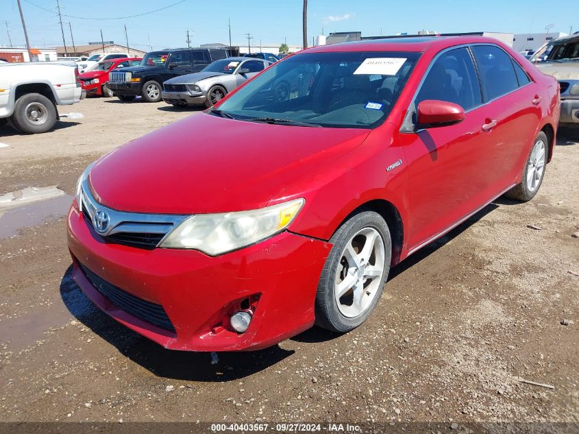 2014 Toyota Camry Hybrid Xle VIN: 4T1BD1FK8EU106395 Lot: 40403567