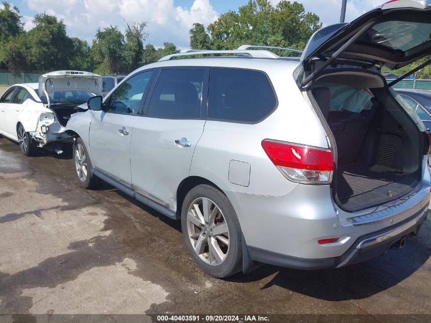 2015 Nissan Pathfinder Platinum VIN: 5N1AR2MM7FC718697 Lot: 40403591