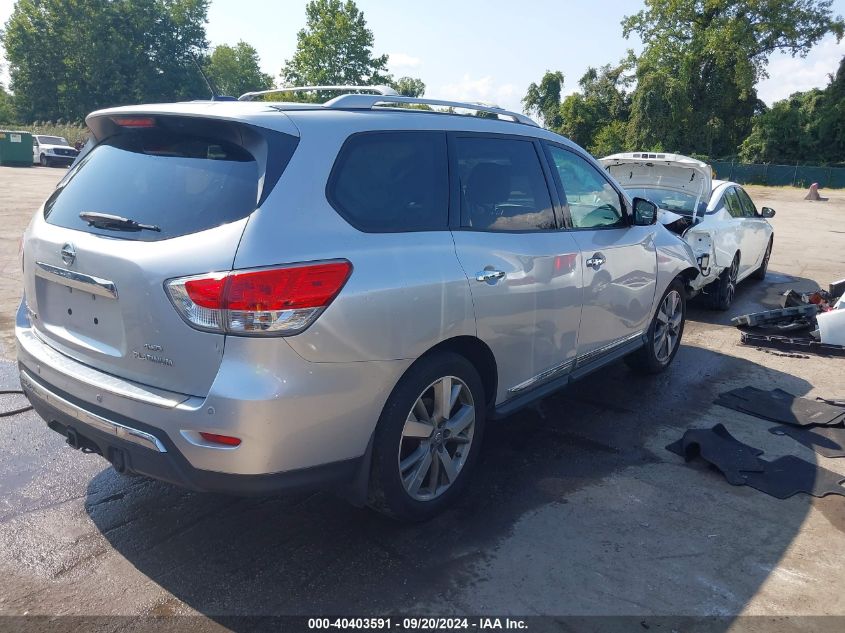 2015 Nissan Pathfinder Platinum VIN: 5N1AR2MM7FC718697 Lot: 40403591