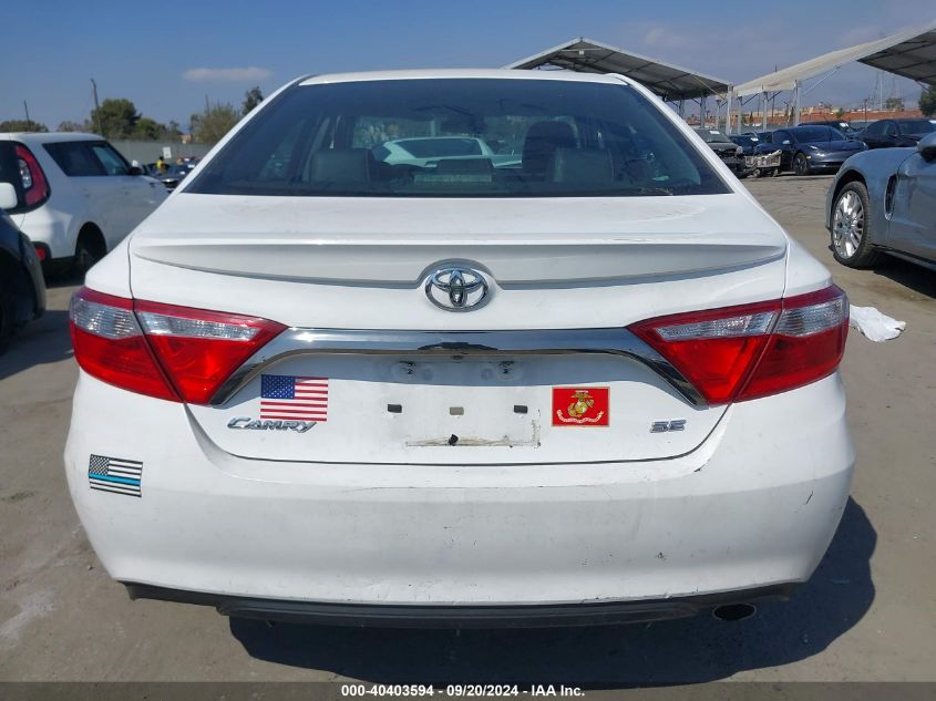 2016 Toyota Camry Se VIN: 4T1BF1FK2GU200415 Lot: 40403594