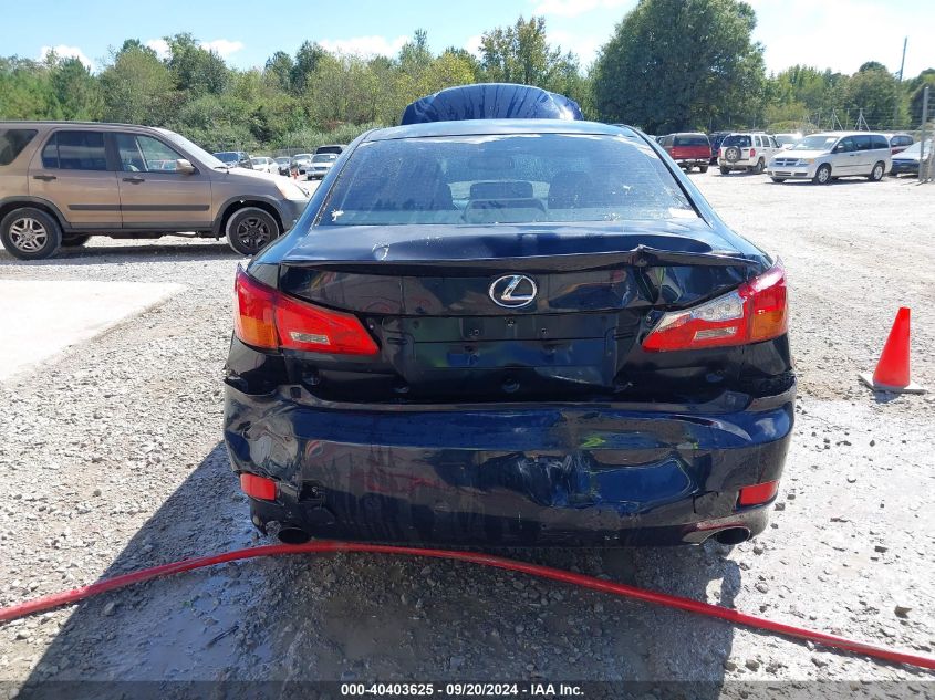 2006 Lexus Is 250 VIN: JTHBK262662005173 Lot: 40403625