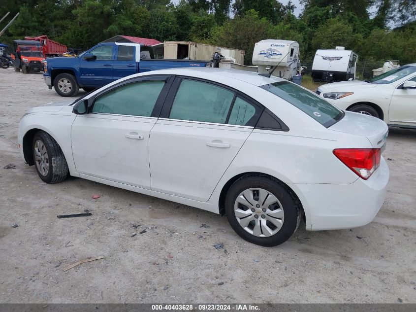 2012 Chevrolet Cruze Ls VIN: 1G1PC58H2C7322374 Lot: 40403628