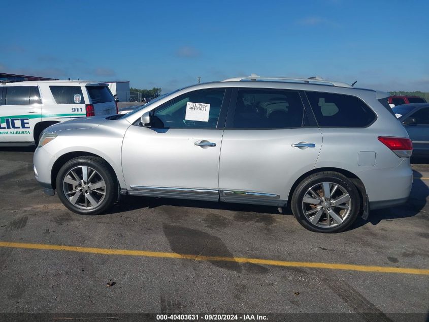 2014 Nissan Pathfinder Platinum VIN: 5N1AR2MN4EC641066 Lot: 40403631