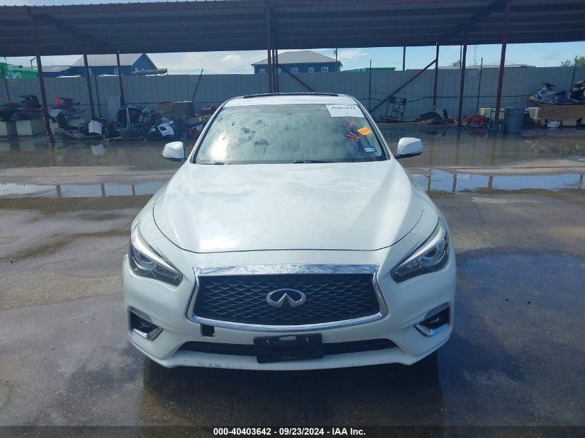 2018 Infiniti Q50 3.0T Luxe VIN: JN1EV7AP3JM350926 Lot: 40403642