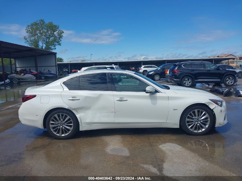 2018 Infiniti Q50 3.0T Luxe VIN: JN1EV7AP3JM350926 Lot: 40403642