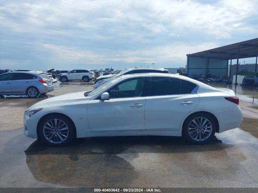 2018 Infiniti Q50 3.0T Luxe VIN: JN1EV7AP3JM350926 Lot: 40403642