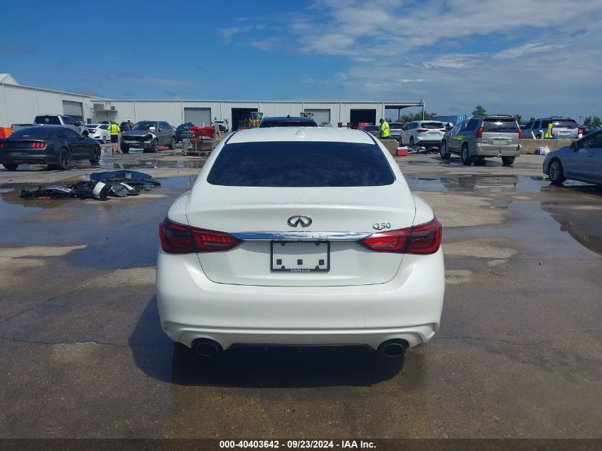 2018 Infiniti Q50 3.0T Luxe VIN: JN1EV7AP3JM350926 Lot: 40403642