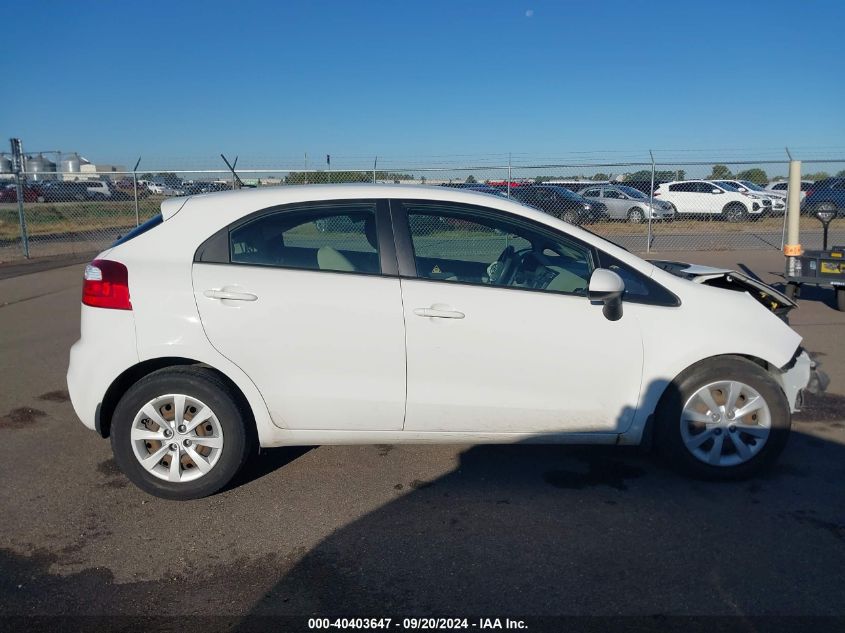 2012 Kia Rio5 Ex VIN: KNADN5A34C6080085 Lot: 40403647