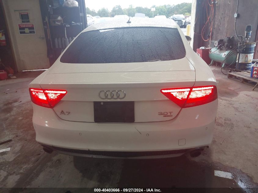 2013 Audi A7 3.0T Premium VIN: WAU2GAFC5DN010492 Lot: 40403666