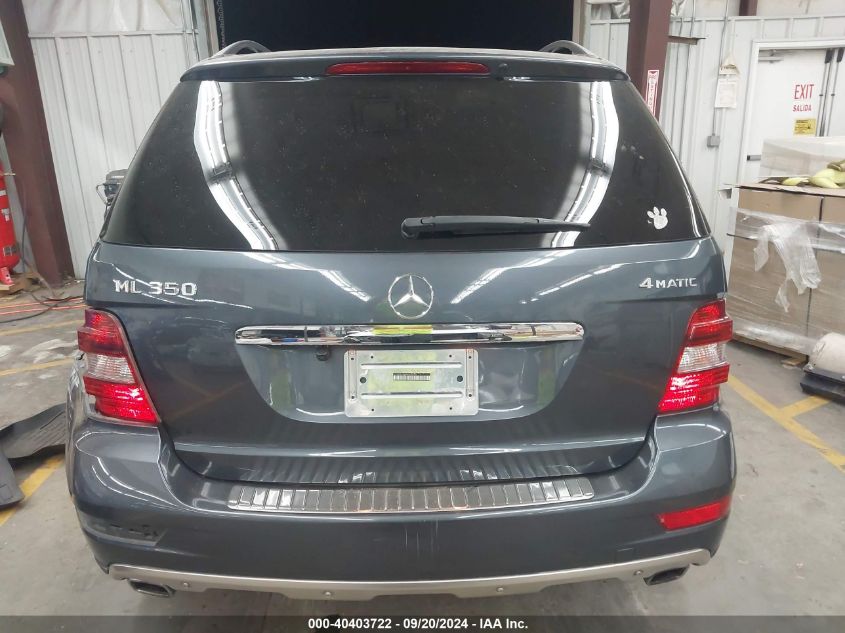 4JGBB8GB2AA602849 2010 Mercedes-Benz Ml 350 4Matic