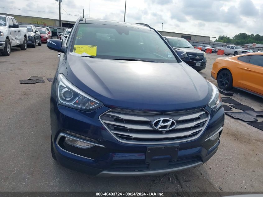 2018 Hyundai Santa Fe Sport VIN: 5XYZW4LA6JG537534 Lot: 40403724