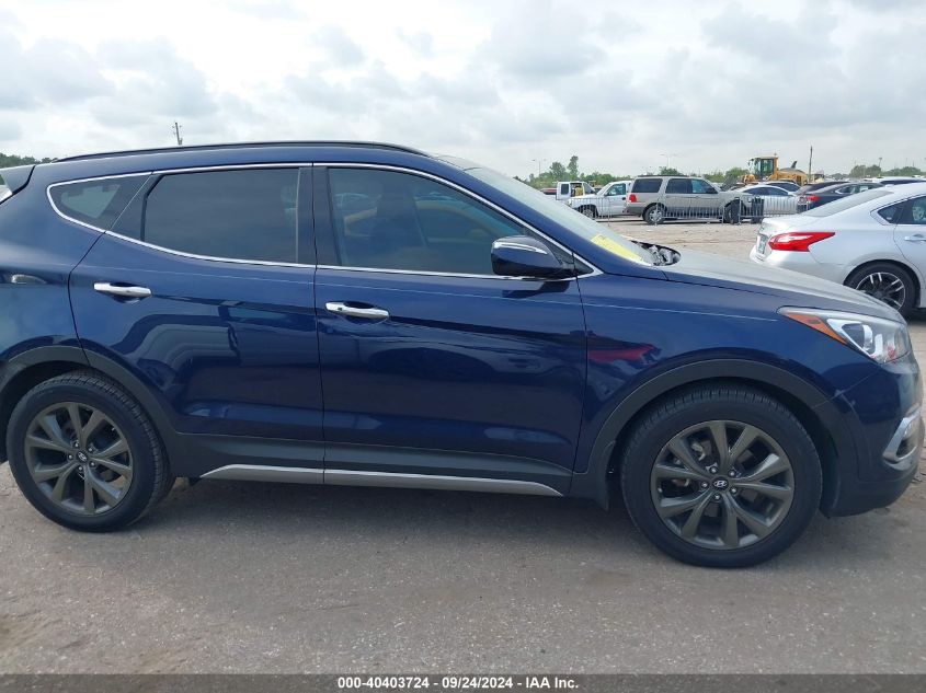 2018 Hyundai Santa Fe Sport VIN: 5XYZW4LA6JG537534 Lot: 40403724