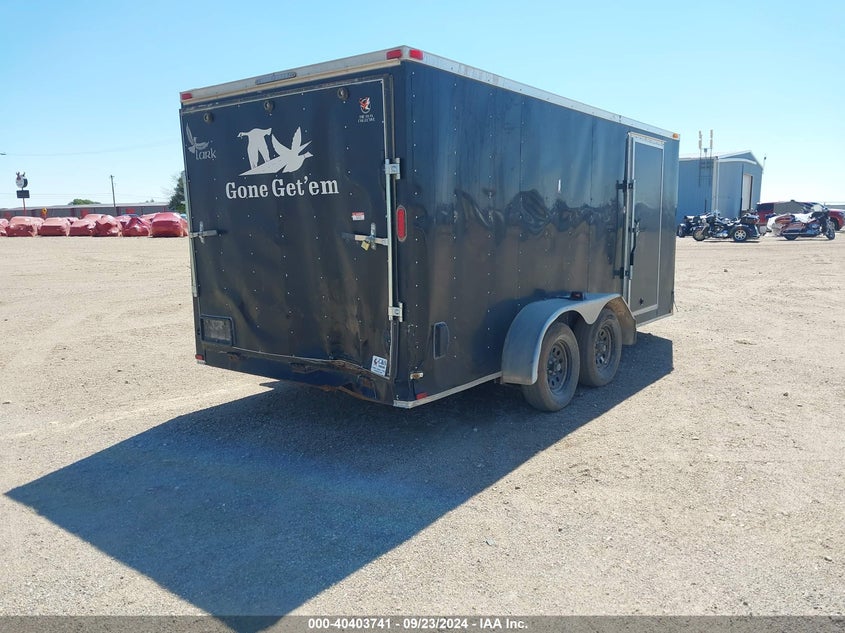 2022 LARK UNITED CARGO TRAILER 7X16(VIN: 5RTBE1629ND075481