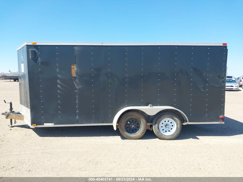2022 LARK UNITED CARGO TRAILER 7X16(VIN: 5RTBE1629ND075481