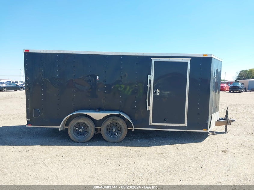 2022 LARK UNITED CARGO TRAILER 7X16(VIN: 5RTBE1629ND075481