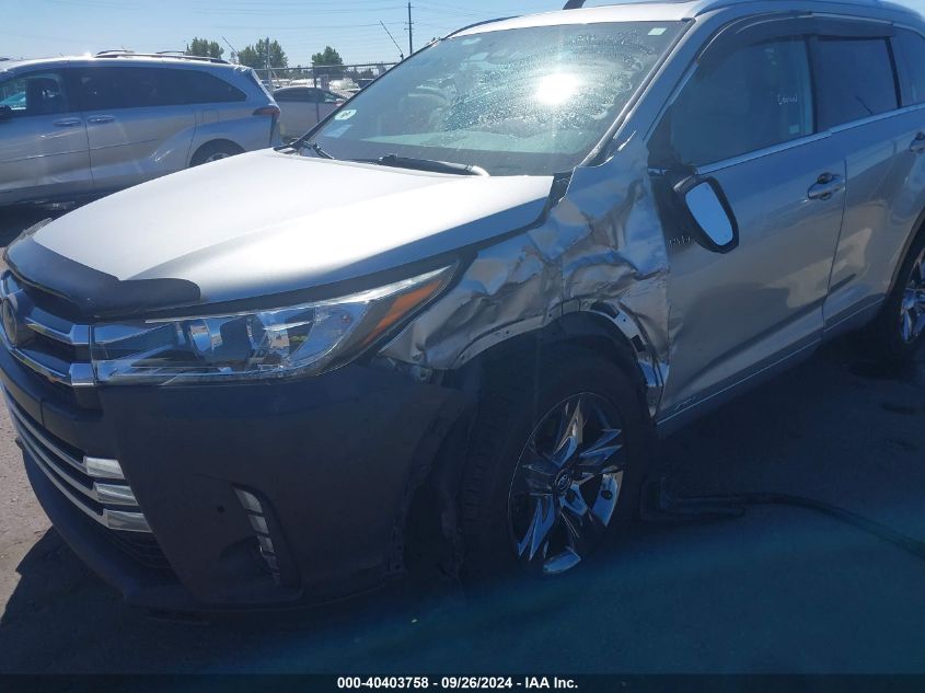 2019 Toyota Highlander Hybrid Limited Platinum VIN: 5TDDGRFH4KS061964 Lot: 40403758