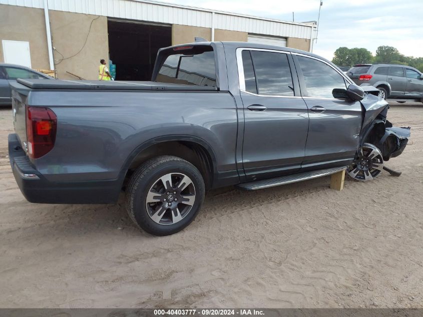 2019 Honda Ridgeline Rtl VIN: 5FPYK3F54KB039543 Lot: 40403777