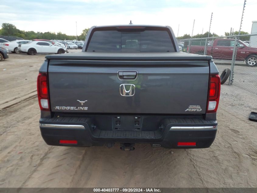 2019 Honda Ridgeline Rtl VIN: 5FPYK3F54KB039543 Lot: 40403777