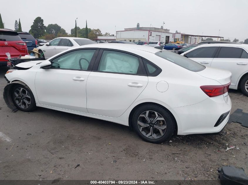 2020 Kia Forte Fe/Lxs VIN: 3KPF24AD3LE185394 Lot: 40403794