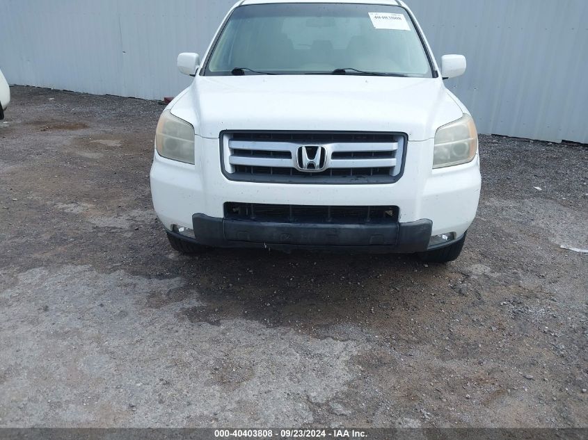 2007 Honda Pilot Ex VIN: 2HKYF18487H540918 Lot: 40403808