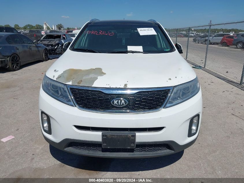 2014 Kia Sorento Ex V6 VIN: 5XYKU4A77EG497100 Lot: 40403820