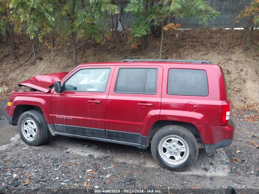 2017 Jeep Patriot Sport VIN: 1C4NJPBA7HD171382 Lot: 40403824