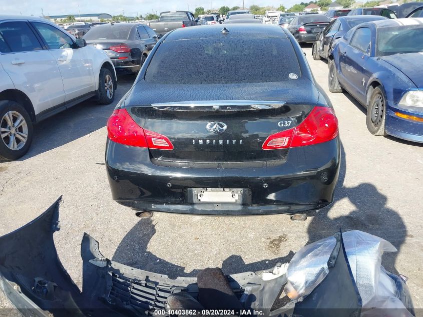 2011 Infiniti G37 Journey VIN: JN1CV6AP7BM509692 Lot: 40403862