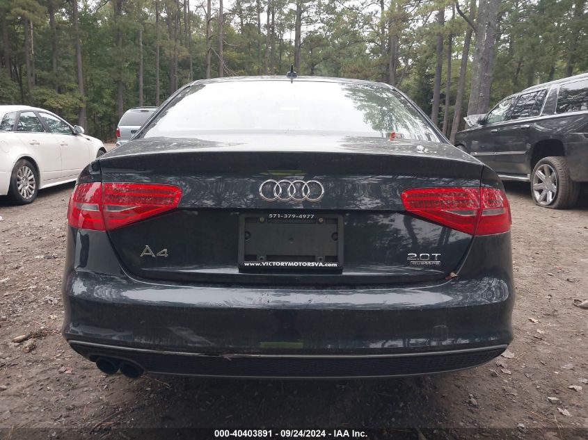 2016 Audi A4 Premium S-Line VIN: WAUBFAFL0GN010083 Lot: 40403891