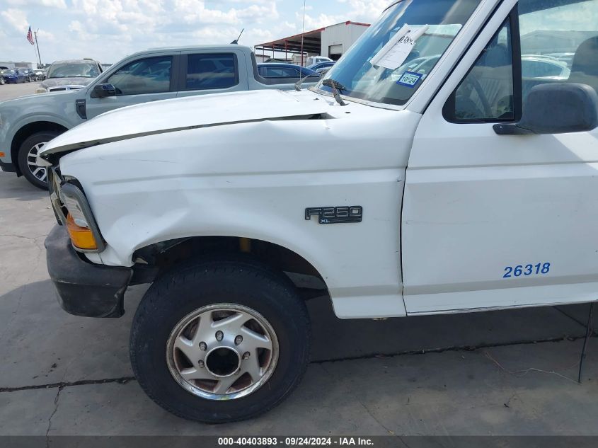 1996 Ford F250 VIN: 2FTHF25H8TCA65977 Lot: 40403893