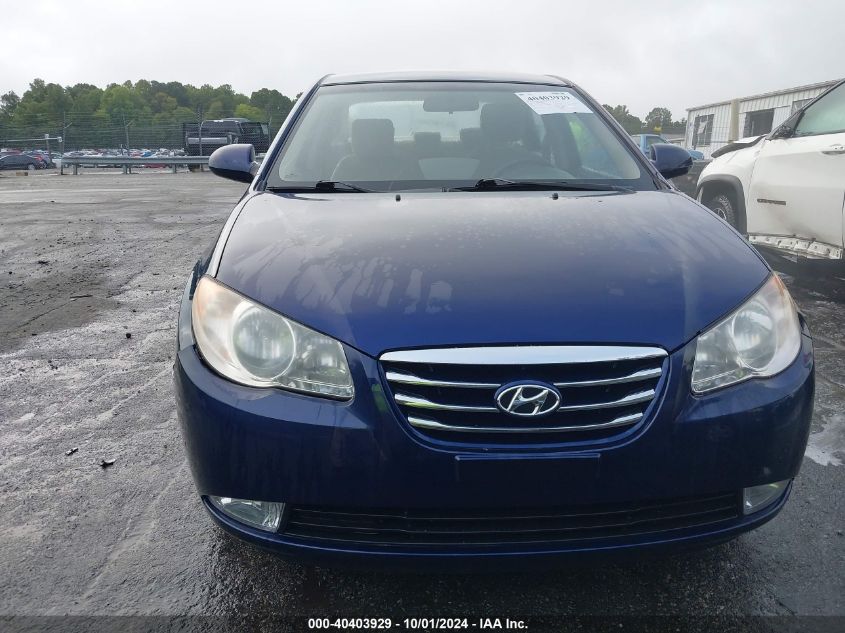 2010 Hyundai Elantra Gls VIN: KMHDU4AD2AU860017 Lot: 40403929