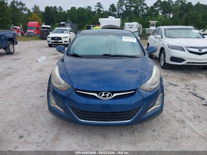 2015 Hyundai Elantra Se/Sport/Limited VIN: KMHDH4AE3FU235436 Lot: 40403956