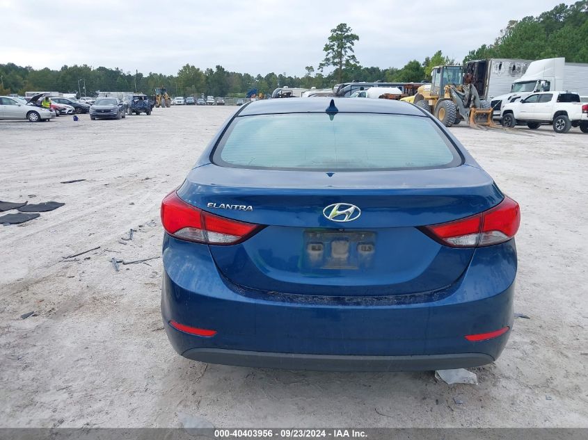 2015 Hyundai Elantra Se/Sport/Limited VIN: KMHDH4AE3FU235436 Lot: 40403956